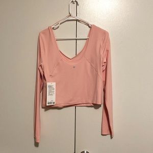 Align long sleeve crop